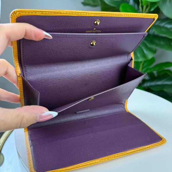 💎✨Authentic Louis Vuitton Long Wallet Yellow Epi Leather - Picture 6 of 6